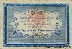 1 Franc FRANCE régionalisme et divers Caen et Honfleur 1918 JP.034.18 TB