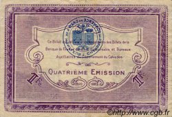 1 Franc FRANCE regionalism and various Caen et Honfleur 1918 JP.034.22 F