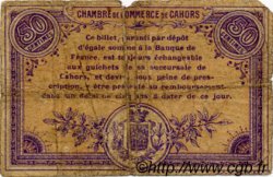 50 Centimes FRANCE regionalismo e varie Cahors 1915 JP.035.01 MB