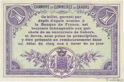 1 Franc FRANCE regionalismo e varie Cahors 1915 JP.035.11 AU a FDC
