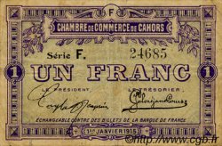 1 Franc FRANCE regionalismo e varie Cahors 1915 JP.035.14 MB