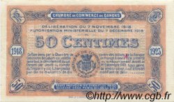 50 Centimes FRANCE regionalismo e varie Cahors 1918 JP.035.21 AU a FDC