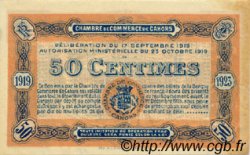 50 Centimes FRANCE Regionalismus und verschiedenen Cahors 1919 JP.035.23 SS to VZ