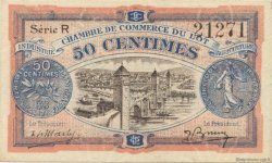 50 Centimes FRANCE regionalism and various Cahors 1920 JP.035.25 AU+