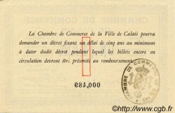 1 Franc FRANCE régionalisme et divers Calais 1914 JP.036.03 SPL à NEUF