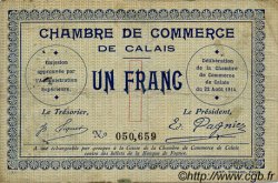 1 Franc FRANCE régionalisme et divers Calais 1914 JP.036.03 TB