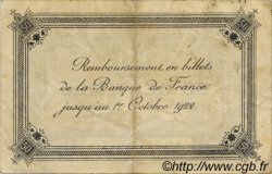 50 Centimes FRANCE regionalismo y varios Calais 1918 JP.036.42 BC