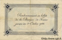 1 Franc FRANCE regionalism and miscellaneous Calais 1916 JP.036.43 VF - XF