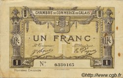 1 Franc FRANCE régionalisme et divers Calais 1916 JP.036.43 TB