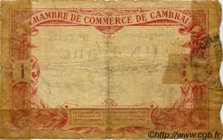 1 Franc FRANCE regionalismo y varios Cambrai 1914 JP.037.11 BC