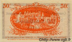50 Centimes Annulé FRANCE regionalism and miscellaneous Carcassonne 1914 JP.038.05 VF - XF