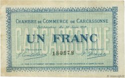 1 Franc FRANCE Regionalismus und verschiedenen Carcassonne 1917 JP.038.13 S