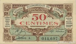 50 Centimes FRANCE regionalism and various Région Économique Du Centre 1918 JP.040.05 AU+