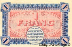 1 Franc FRANCE regionalismo y varios Châlon-Sur-Saône, Autun et Louhans 1916 JP.042.04 SC a FDC