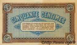 50 Centimes Annulé FRANCE regionalism and various Châlon-Sur-Saône, Autun et Louhans 1916 JP.042.09 AU+