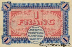 1 Franc Annulé FRANCE regionalism and various Châlon-Sur-Saône, Autun et Louhans 1916 JP.042.11 AU+