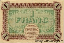 1 Franc FRANCE Regionalismus und verschiedenen Châlon-Sur-Saône, Autun et Louhans 1919 JP.042.22 SS to VZ