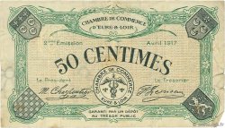 50 Centimes FRANCE Regionalismus und verschiedenen Chartres 1917 JP.045.05 S