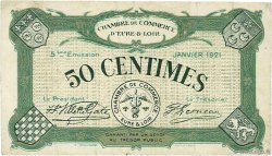 50 Centimes FRANCE regionalismo e varie Chartres 1921 JP.045.11 MB