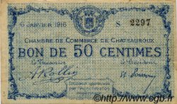 50 Centimes FRANCE regionalism and various Chateauroux 1916 JP.046.14 F