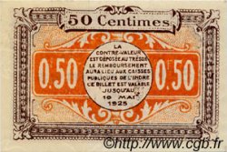 50 Centimes FRANCE Regionalismus und verschiedenen Chateauroux 1920 JP.046.22 fST to ST