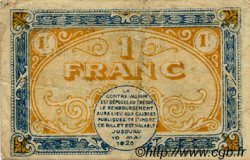 1 Franc FRANCE regionalism and miscellaneous Chateauroux 1920 JP.046.23 F