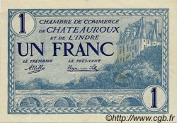 1 Franc FRANCE regionalismo y varios Chateauroux 1920 JP.046.26 MBC a EBC