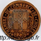 25 Centimes FRANCE regionalismo e varie Cholet 1920 JP.047.02 MB