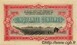 50 Centimes FRANCE regionalism and miscellaneous Cognac 1916 JP.049.01 AU+