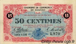 50 Centimes FRANCE regionalismo e varie Cognac 1917 JP.049.05 BB to SPL