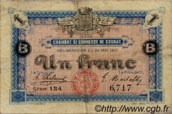 1 Franc FRANCE régionalisme et divers Cognac 1917 JP.049.07 TB