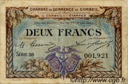 2 Francs FRANCE régionalisme et divers Corbeil 1920 JP.050.05 TB