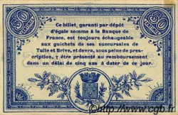 50 Centimes FRANCE regionalism and miscellaneous Corrèze 1915 JP.051.01 VF - XF