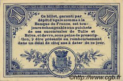 1 Franc FRANCE regionalismo e varie Corrèze 1915 JP.051.03 BB to SPL