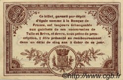 50 Centimes FRANCE regionalism and miscellaneous Corrèze 1915 JP.051.04 VF - XF