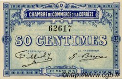50 Centimes FRANCE regionalism and various Corrèze 1915 JP.051.08 AU+