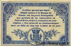 50 Centimes FRANCE regionalismo y varios Corrèze 1915 JP.051.08 MBC a EBC
