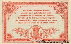 50 Centimes FRANCE regionalism and various Corrèze 1915 JP.051.09 AU+