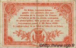 50 Centimes FRANCE régionalisme et divers Corrèze 1915 JP.051.15 TB