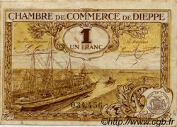 50 Centimes FRANCE Regionalismus und verschiedenen Dieppe 1920 JP.052.14 S