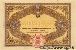50 Centimes FRANCE regionalism and various Dijon 1915 JP.053.01 AU+