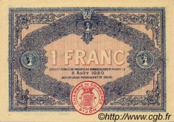 1 Franc FRANCE Regionalismus und verschiedenen Dijon 1915 JP.053.04 fST to ST