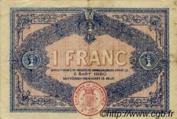1 Franc FRANCE regionalismo y varios Dijon 1915 JP.053.04 BC