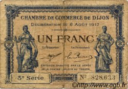 50 Centimes FRANCE régionalisme et divers Dijon 1917 JP.053.10 TB