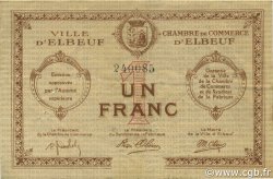 1 Franc FRANCE régionalisme et divers Elbeuf 1918 JP.055.05 TB