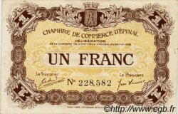 1 Franc FRANCE régionalisme et divers Épinal 1920 JP.056.05 TTB à SUP