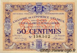 50 Centimes FRANCE regionalismo e varie Évreux 1916 JP.057.08 BB to SPL