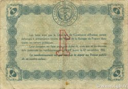 1 Franc FRANCE Regionalismus und verschiedenen Évreux 1921 JP.057.20 S
