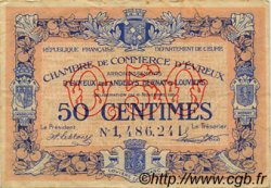 50 Centimes FRANCE regionalism and miscellaneous Évreux 1921 JP.057.21 F