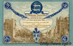 50 Centimes FRANCE regionalismo e varie Fécamp 1920 JP.058.01 AU a FDC